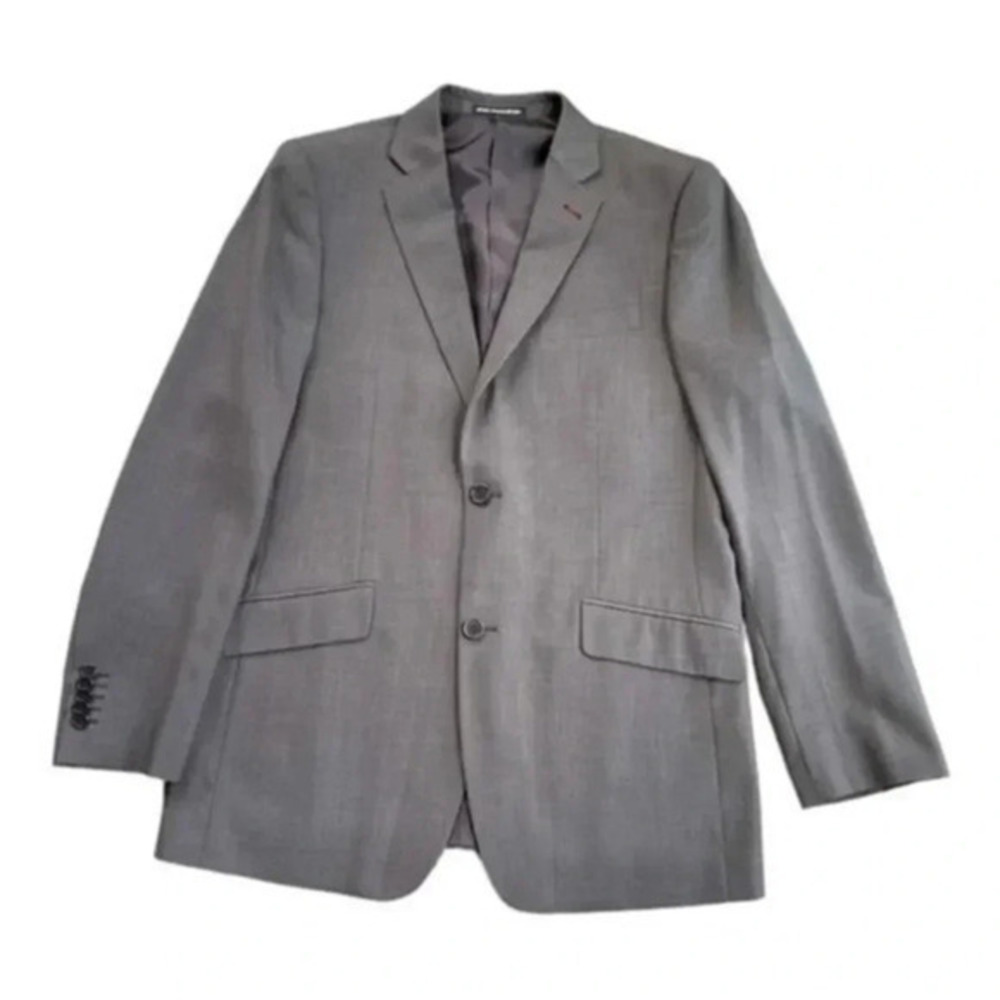 Alain Manoukian french designer mocha brown blazer single breasted size 52/44R